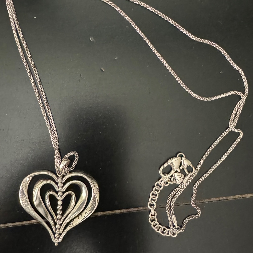 Brighton Collectibles kinetic Heart Pendant Necklace